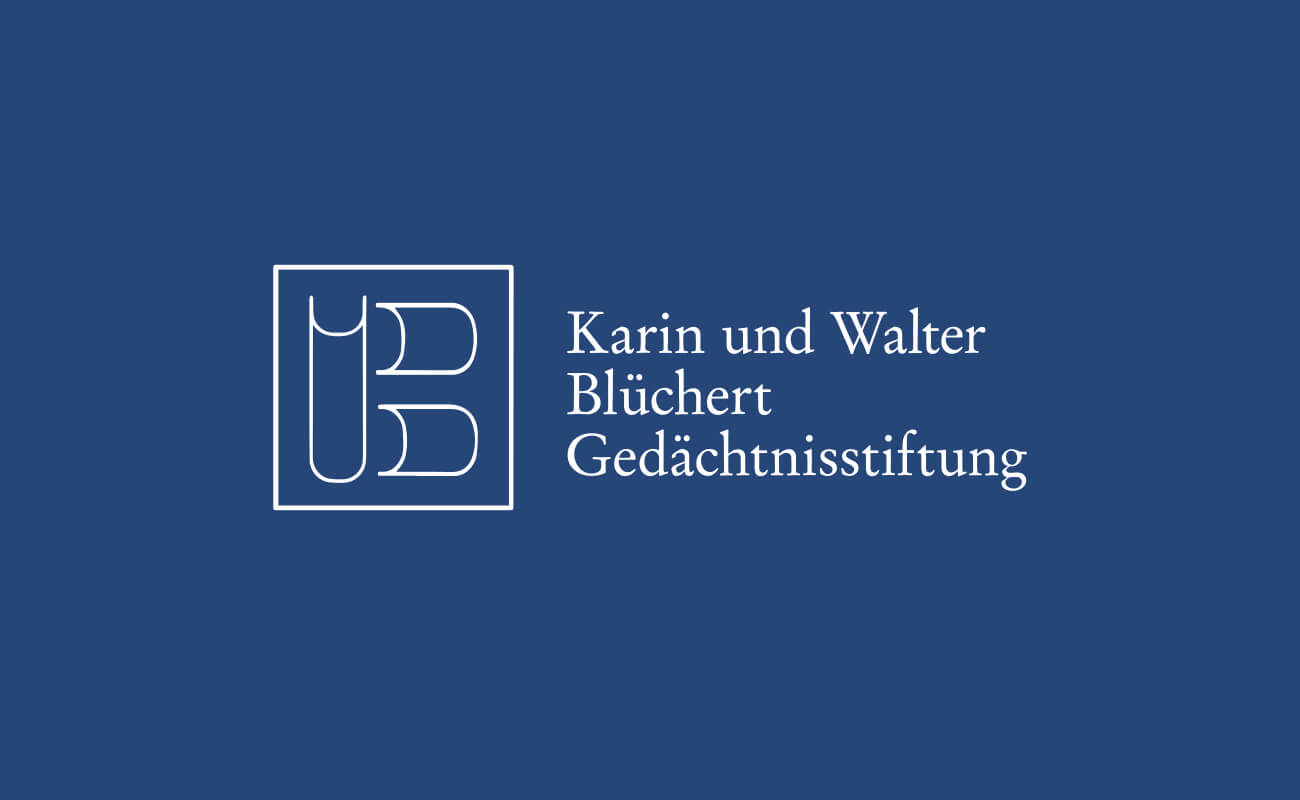Logo der Karin und Walter Blüchert Gedächtnisstiftung
